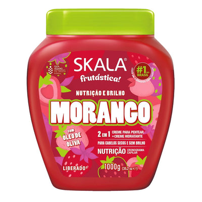 Creme de Tratamento 2 em 1 Morango Skala - 1 kg