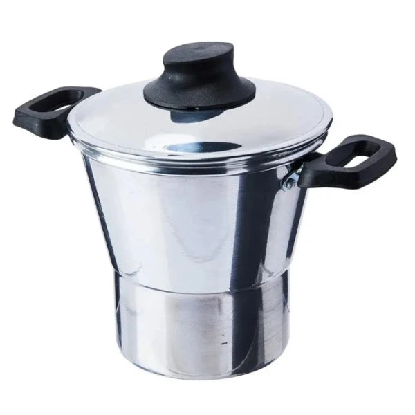 Polished Aluminum Couscous Pot 18cm/ 3.0L Nigro