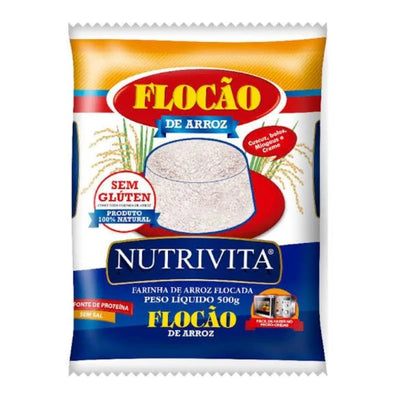 Flocao de Arroz Nutrivita 500gr