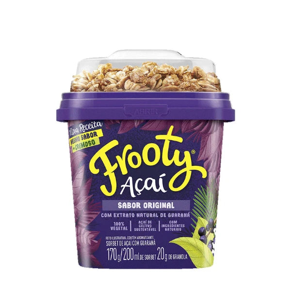 Açaí com Granola Organic (Ready to Eat) 220g -Frooty