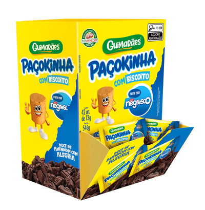 Paçokinha Negresco Guimarães Display 546g com 42 unidades