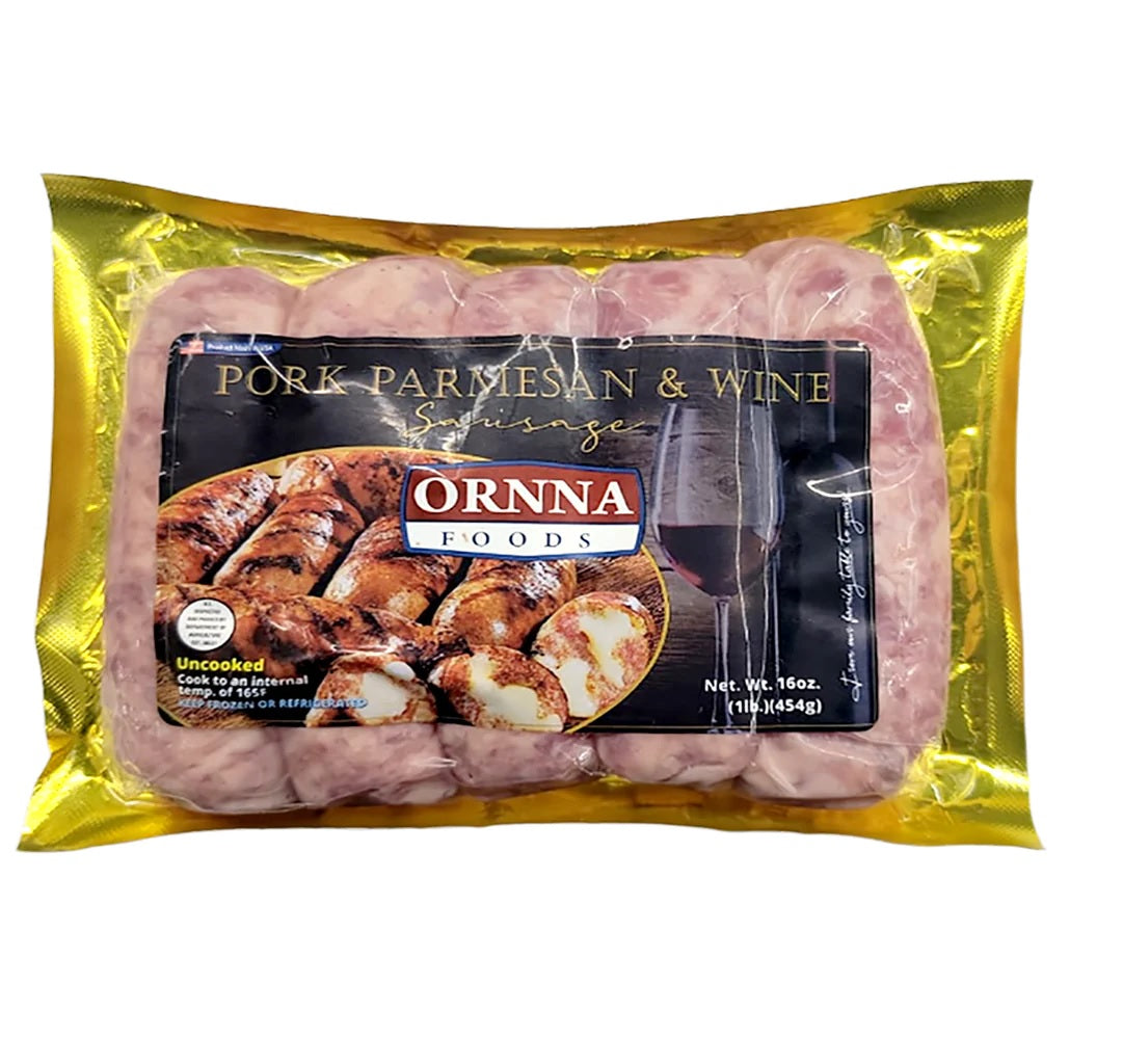 Linguiça de Porco Parmesão e Vinho Ornna 1Lb