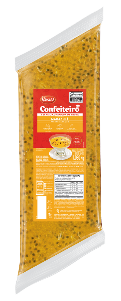 Recheio Confeiteiro Maracujá Harald 1.05kg