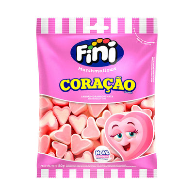 Fini Marshmallow Coração 80g