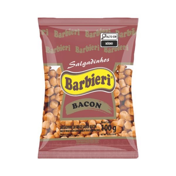Salgadinho Bacon Barbieri 100g