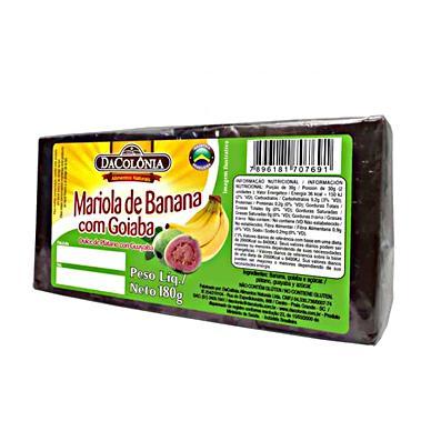 Mariola de Banana com Goiaba Da Colônia 180g