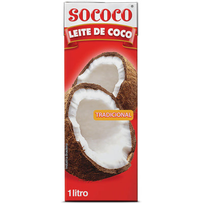 Leite de Coco Sococo (Embalagem Tetrapark) 1LT