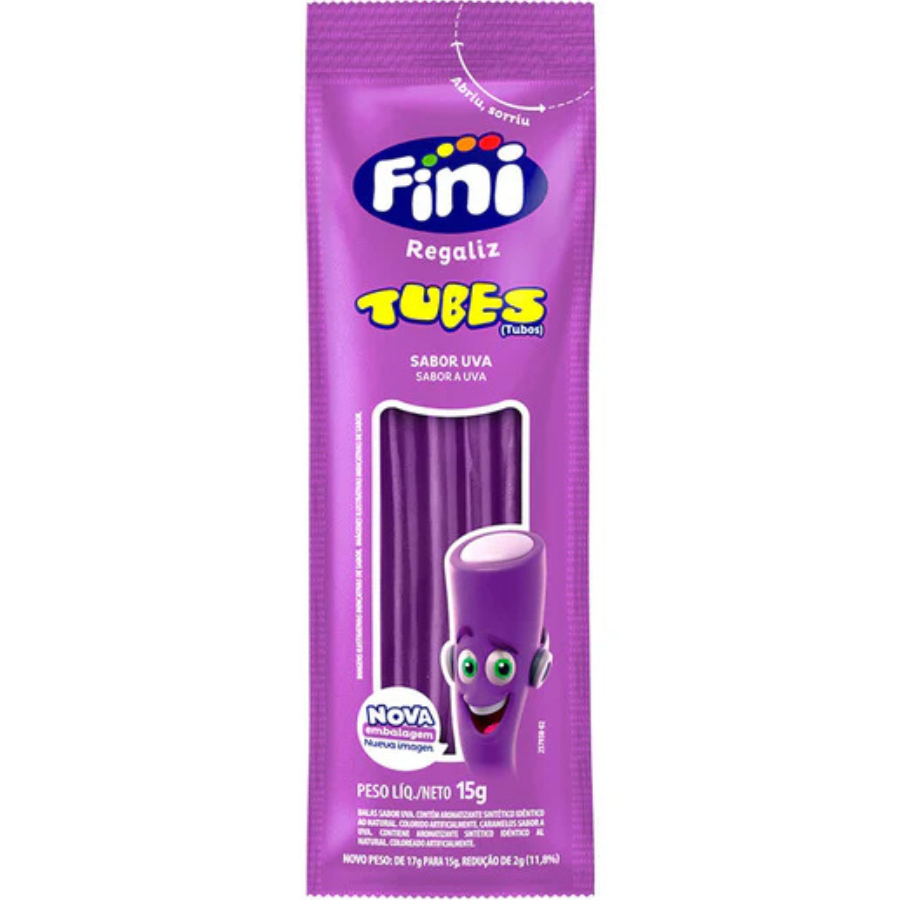 Fini Grape Tubes Card 15g