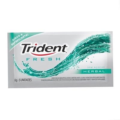 Chicle Fresh Herbal Trident 8g