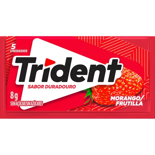 Trident Strawberry Chewing Gum 8g