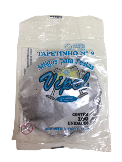Tapetinho N#9 90mm Prata Vipel
