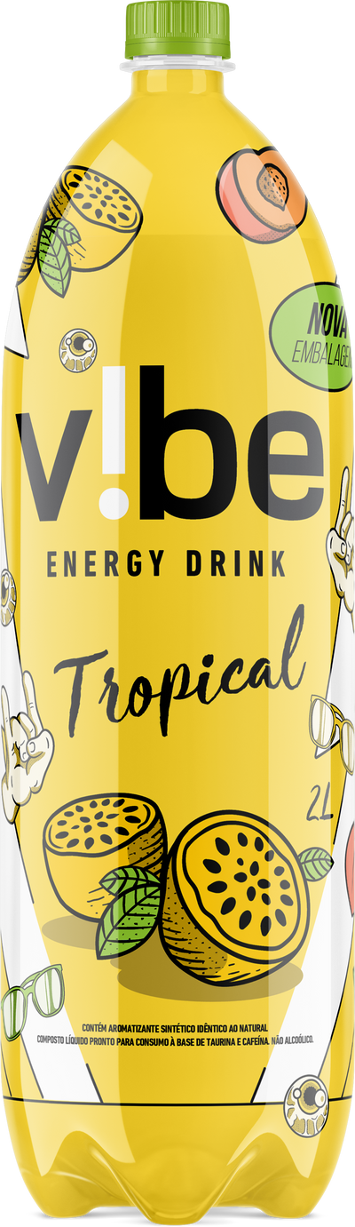 Vibe Energy Drink – Tropical, 2L