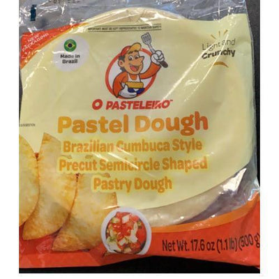 Massa de Pastel Redonda- O Pasteleiro- 500g - BR Emporio