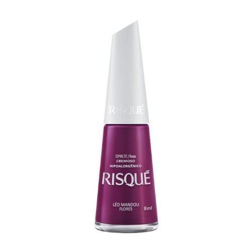 Esmalte Cremoso Leo Mandou Flores 8ml - Risque - BR Emporio