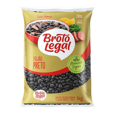 Feijão Preto Broto Legal 1kg - BR Emporio