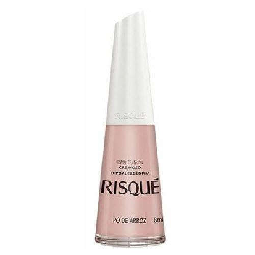 Esmalte Cremoso Po de Arroz  8ml - Risque - BR Emporio