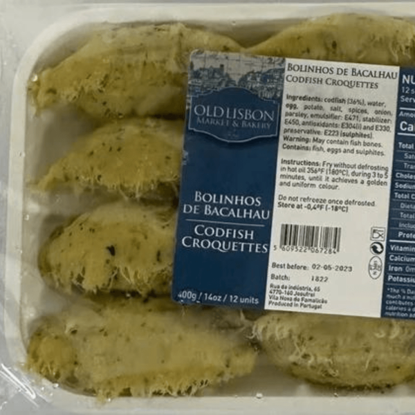 Bolinho de Bacalhau Old Lisbon 400g - BR Emporio