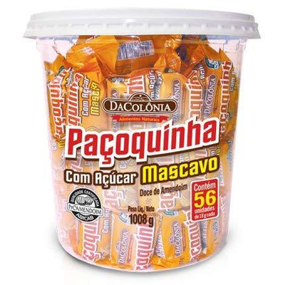 Paçoca de Rolha com Açúcar Mascavo Da Colônia 1008g - BR Emporio