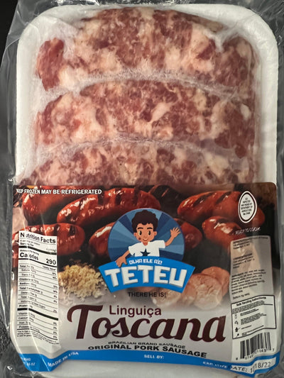 Linguiça Toscana 1lb Teteu - BR Emporio