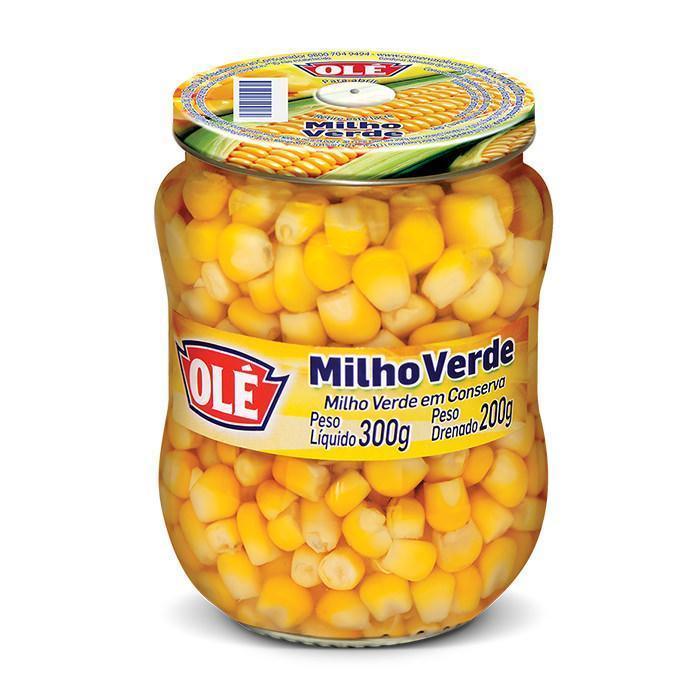 Milho Verde Olé Vidro 200g - BR Emporio