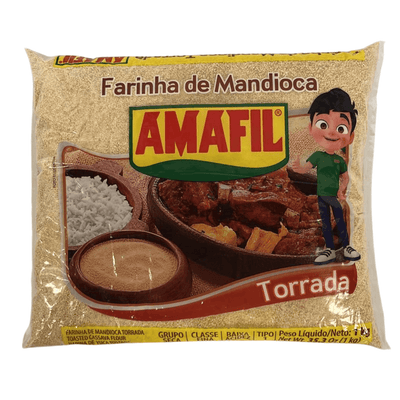 Farinha de Mandioca Torrada Amafil 1kg - BR Emporio