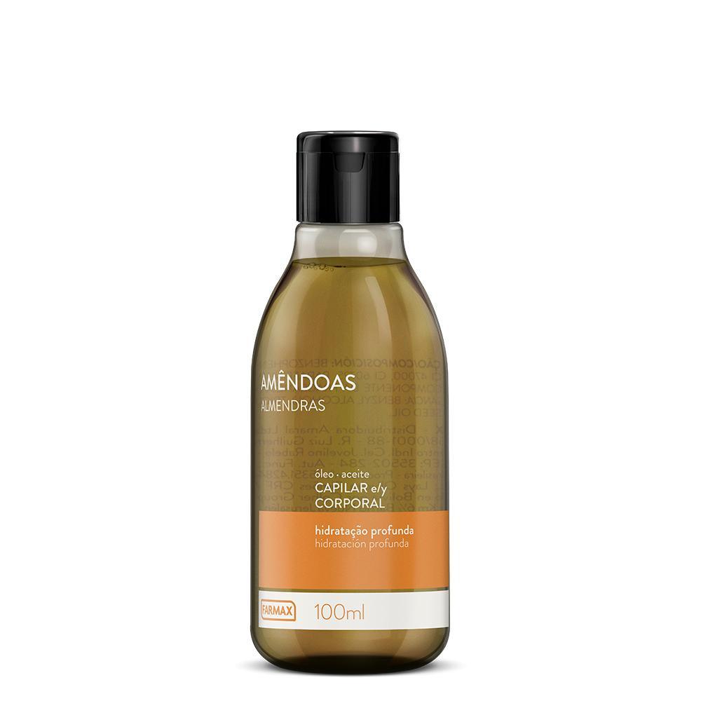 Óleo de Amêndoas Farmax 100ml - BR Emporio