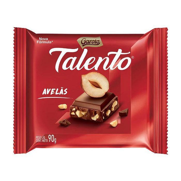 Talento ao Leite Avelã Garoto 85g - BR Emporio