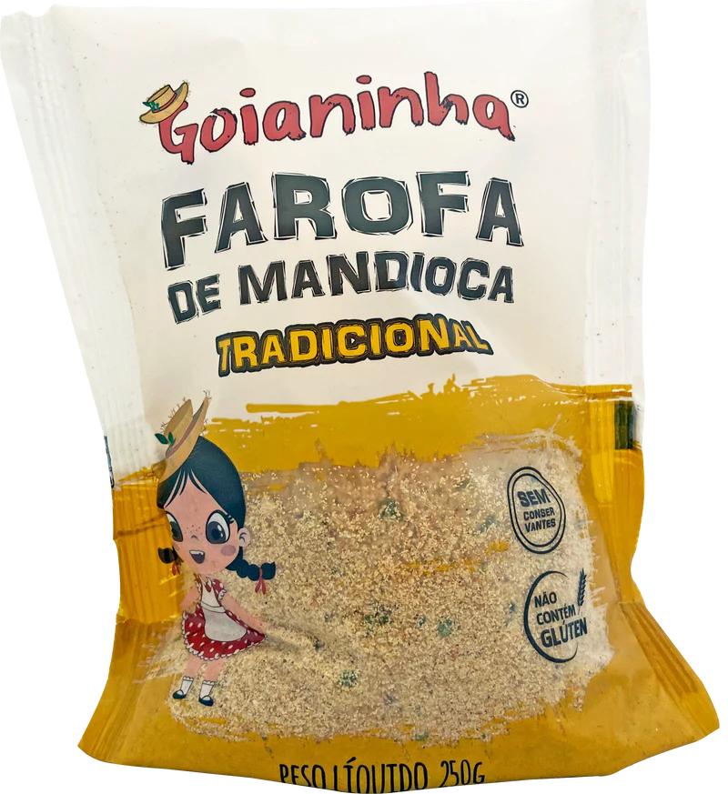 Goianinha Farinha de Mandioca Tradicional  D'Goias 250gr