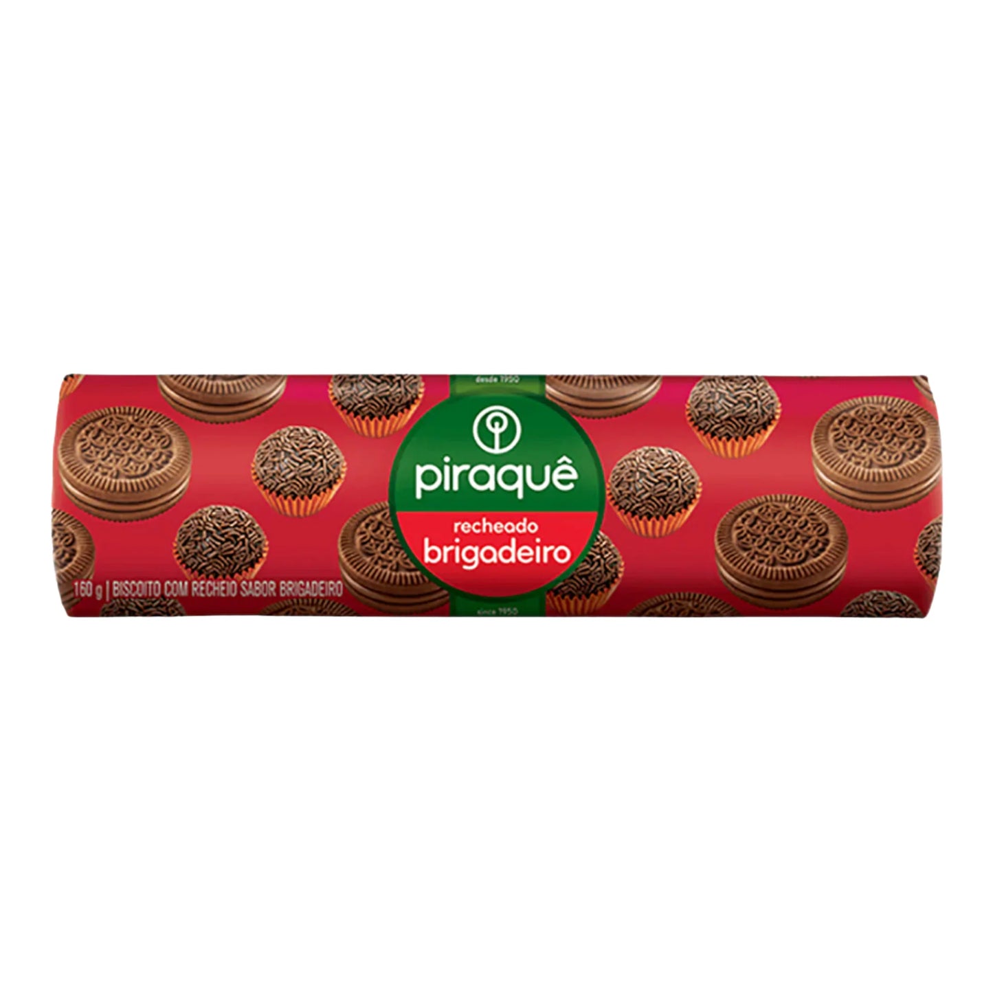 Biscoito Recheado Brigadeiro Piraquê 160g