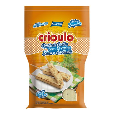 Queijo Coalho com Orégano, Salsa e Cebolinha Crioulo 340g (Venc.15/Mar/25)